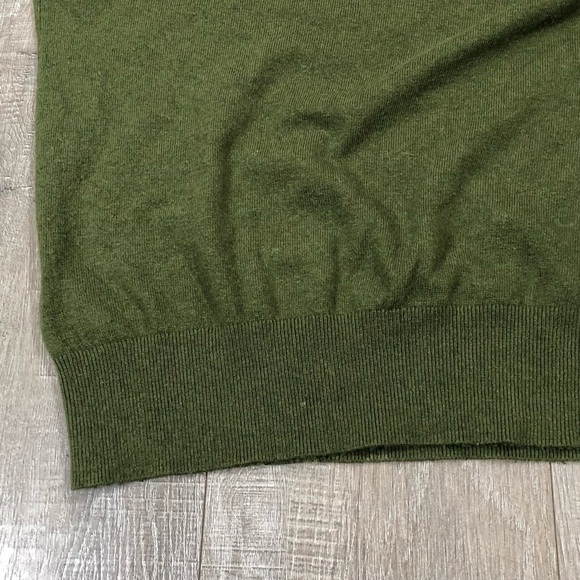 J.Crew Women’s Olive Green Sweater with ruffle sleeves Size S - Picture 12 of 15